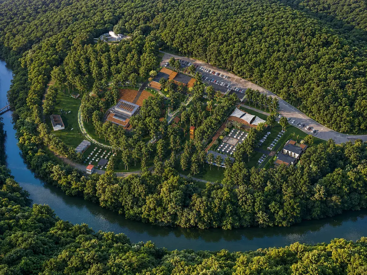 Valens Göktürk — Master plan, aerial