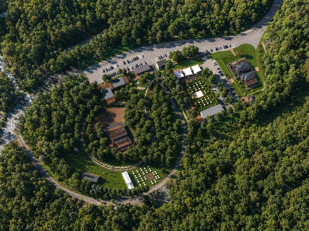 Valens Göktürk — Master plan, aerial